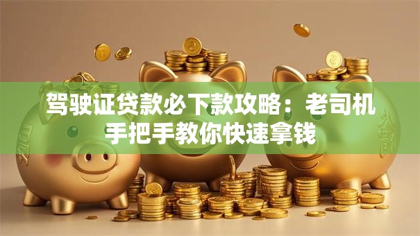 驾驶证贷款必下款攻略：老司机手把手教你快速拿钱