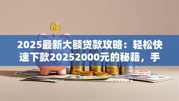 2025最新大额贷款攻略：轻松快速下款20252000元的秘籍，手把手教你这样操作！