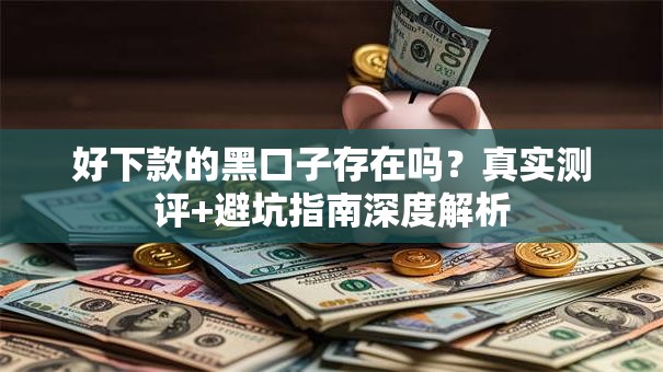 好下款的黑口子存在吗？真实测评+避坑指南深度解析