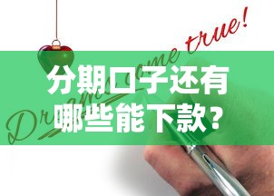 分期口子还有哪些能下款？最新申请渠道深度解析