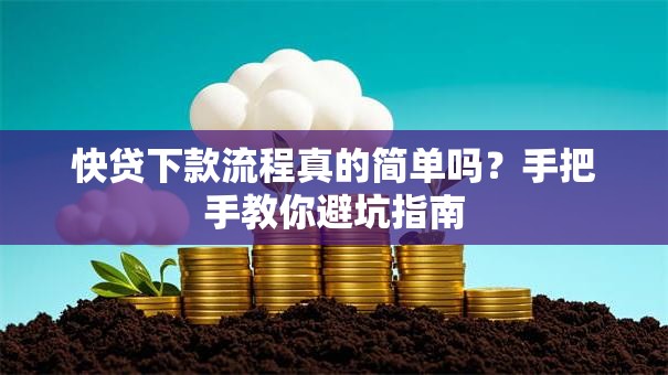 快贷下款流程真的简单吗？手把手教你避坑指南