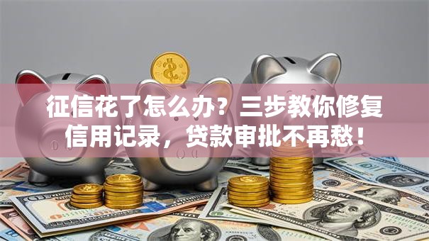 征信花了怎么办？三步教你修复信用记录，贷款审批不再愁！