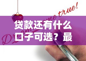 贷款还有什么口子可选？最新申请渠道深度解析