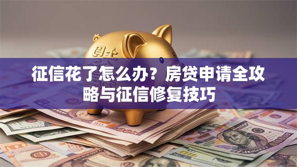 征信花了怎么办？房贷申请全攻略与征信修复技巧
