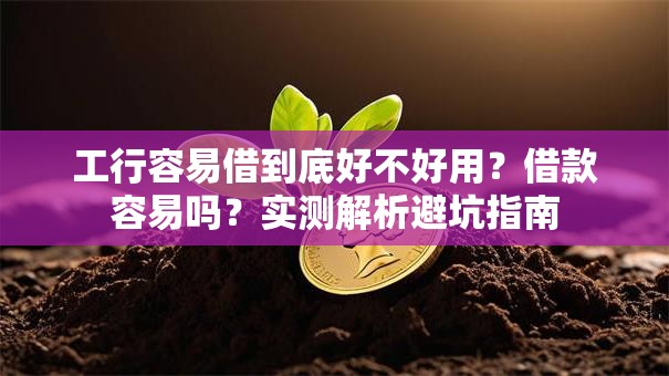 工行容易借到底好不好用？借款容易吗？实测解析避坑指南