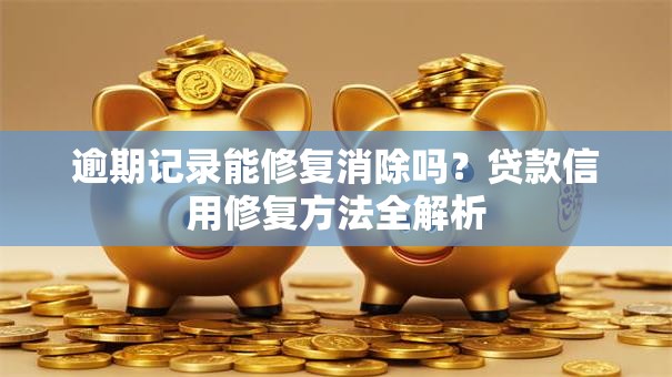 逾期记录能修复消除吗？贷款信用修复方法全解析