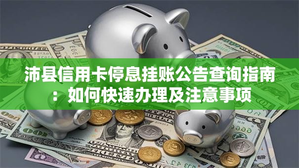 沛县信用卡停息挂账公告查询指南：如何快速办理及注意事项