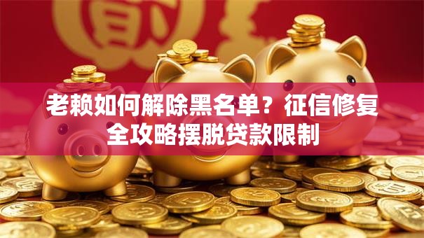 老赖如何解除黑名单？征信修复全攻略摆脱贷款限制