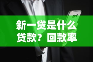 新一贷是什么贷款？回款率到底怎么样？一文讲透它的优势和风险！