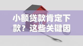 小额贷款肯定下款？这些关键因素你必须知道！