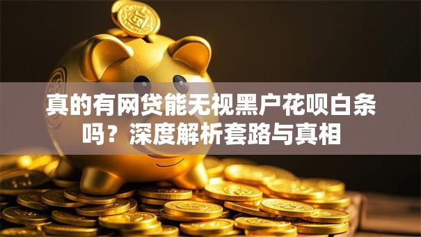 真的有网贷能无视黑户花呗白条吗？深度解析套路与真相