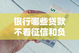 银行哪些贷款不看征信和负债？这几种方式或许能帮到你