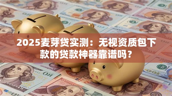 2025麦芽贷实测：无视资质包下款的贷款神器靠谱吗？