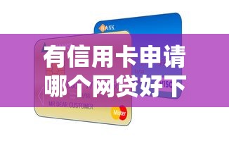 有信用卡申请哪个网贷好下款？信用良好用户必看攻略
