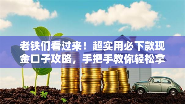 老铁们看过来！超实用必下款现金口子攻略，手把手教你轻松拿钱