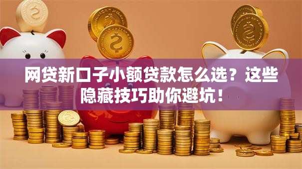 网贷新口子小额贷款怎么选？这些隐藏技巧助你避坑！