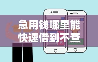 急用钱哪里能快速借到不查征信？这几招或许能帮到你