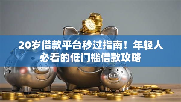 20岁借款平台秒过指南！年轻人必看的低门槛借款攻略