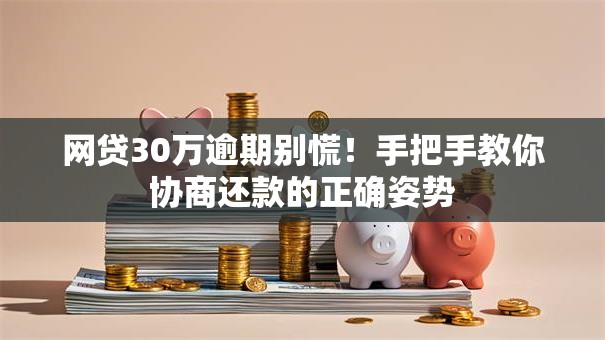 网贷30万逾期别慌！手把手教你协商还款的正确姿势