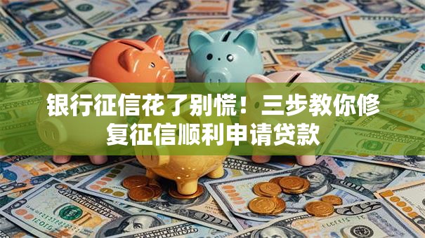 银行征信花了别慌！三步教你修复征信顺利申请贷款