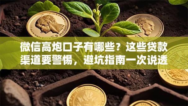 微信高炮口子有哪些？这些贷款渠道要警惕，避坑指南一次说透