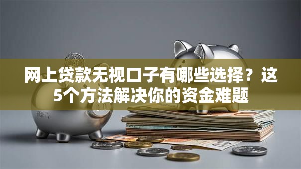 网上贷款无视口子有哪些选择？这5个方法解决你的资金难题