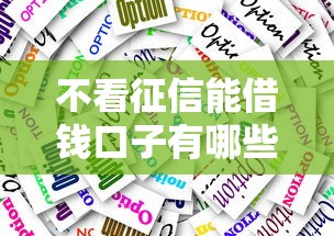 不看征信能借钱口子有哪些？这几种方式或许能帮你应急！