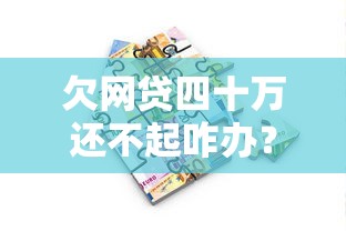 欠网贷四十万还不起咋办？过来人总结自救方案与上岸经验