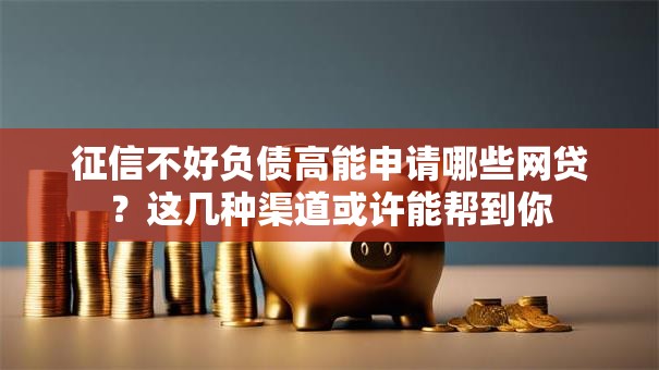 征信不好负债高能申请哪些网贷？这几种渠道或许能帮到你
