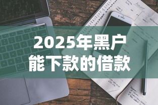 2025年黑户能下款的借款平台推荐：真实评测+避坑指南