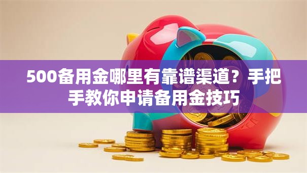 500备用金哪里有靠谱渠道？手把手教你申请备用金技巧