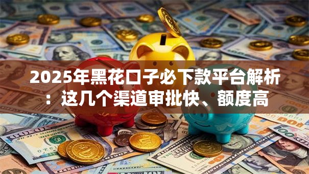 2025年黑花口子必下款平台解析：这几个渠道审批快、额度高
