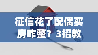 征信花了配偶买房咋整？3招教你搞定共同贷款难题！
