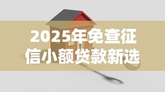 2025年免查征信小额贷款新选择？这6个方案速看！