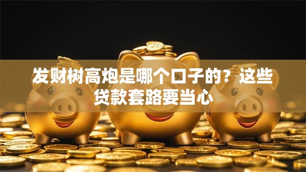 发财树高炮是哪个口子的？这些贷款套路要当心