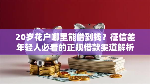 20岁花户哪里能借到钱？征信差年轻人必看的正规借款渠道解析