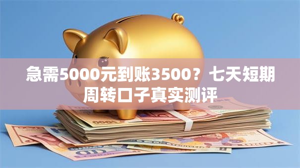 急需5000元到账3500？七天短期周转口子真实测评