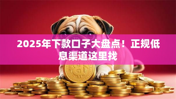 2025年下款口子大盘点!正规低息渠道这里找 2025年下款口子大盘点!正规低息渠道这里找