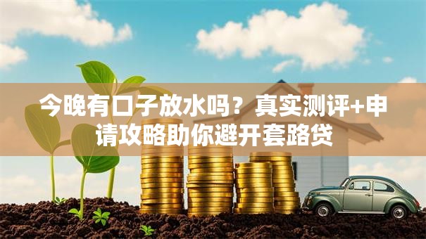 今晚有口子放水吗?真实测评+申请攻略助你避开套路贷 今晚有口子放水吗?真实测评+申请攻略助你避开套路贷