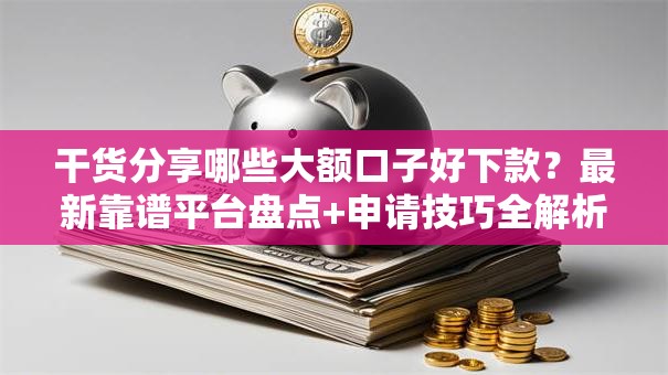 干货分享哪些大额口子好下款？最新靠谱平台盘点+申请技巧全解析
