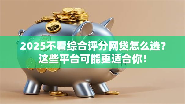 2025不看综合评分网贷怎么选?这些平台可能更适合你! 2025不看综合评分网贷怎么选?这些平台可能更适合你!