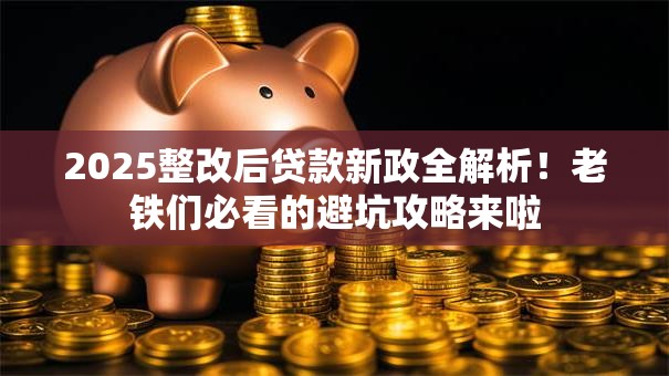 2025整改后贷款新政全解析！老铁们必看的避坑攻略来啦
