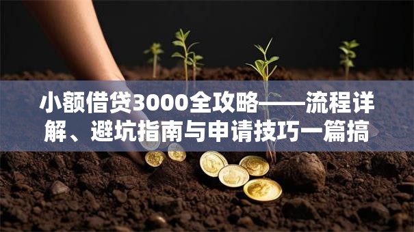 小额借贷3000全攻略——流程详解、避坑指南与申请技巧一篇搞懂