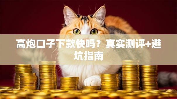 高炮口子下款快吗？真实测评+避坑指南