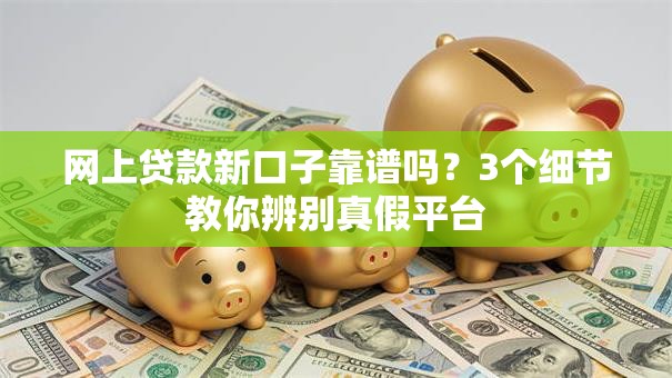 网上贷款新口子靠谱吗？3个细节教你辨别真假平台