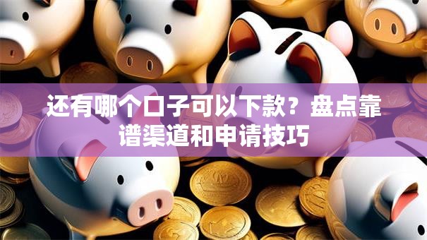 还有哪个口子可以下款？盘点靠谱渠道和申请技巧