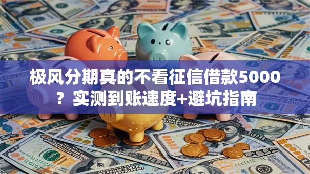极风分期真的不看征信借款5000？实测到账速度+避坑指南