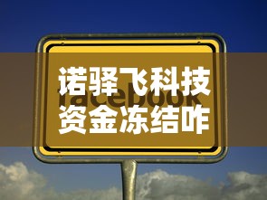 诺驿飞科技资金冻结咋解决？这份攻略教你轻松应对