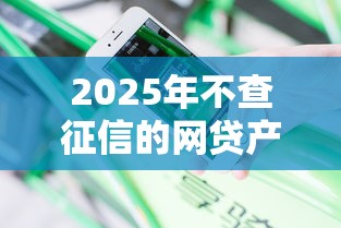 2025年不查征信的网贷产品有哪些？合规平台一览