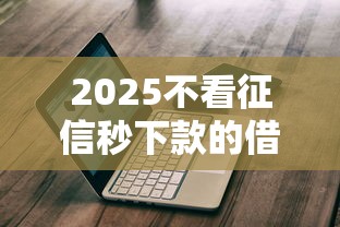 2025不看征信秒下款的借款平台有哪些新选择？